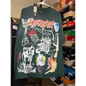 NWT Sz. L - Men's Rockstar, Dark Green (oversized)